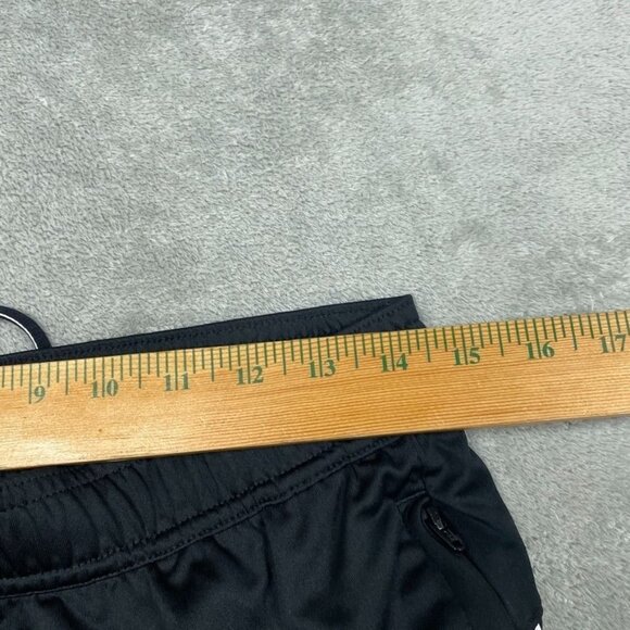 Adidas Mens Black Shorts Recycled Polyester Medium With 3 Stripes a0232 - Picture 3 of 7